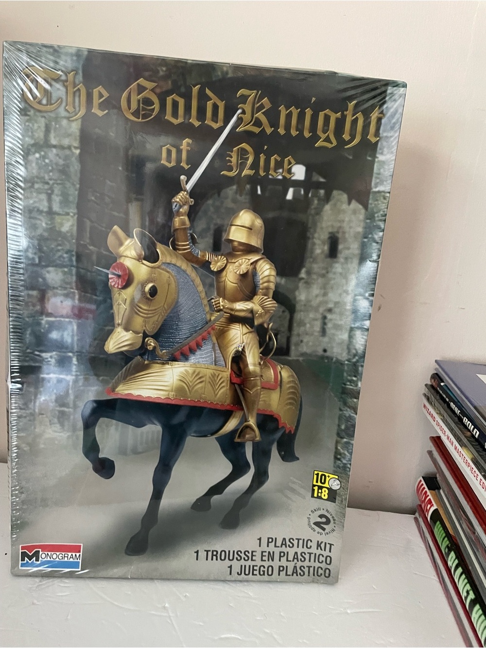 Monogram The Gold Knight Of Nice 1:8 Scale Model Kit 85-6525 2011 Factory Sealed